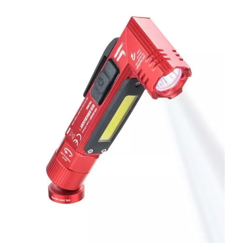 Latarka TROIKA ECO KNICKLICHT Czerwona (TOR55/RD)
