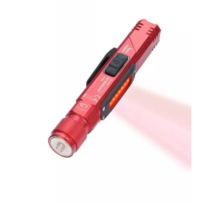 Latarka TROIKA ECO KNICKLICHT Czerwona (TOR55/RD)