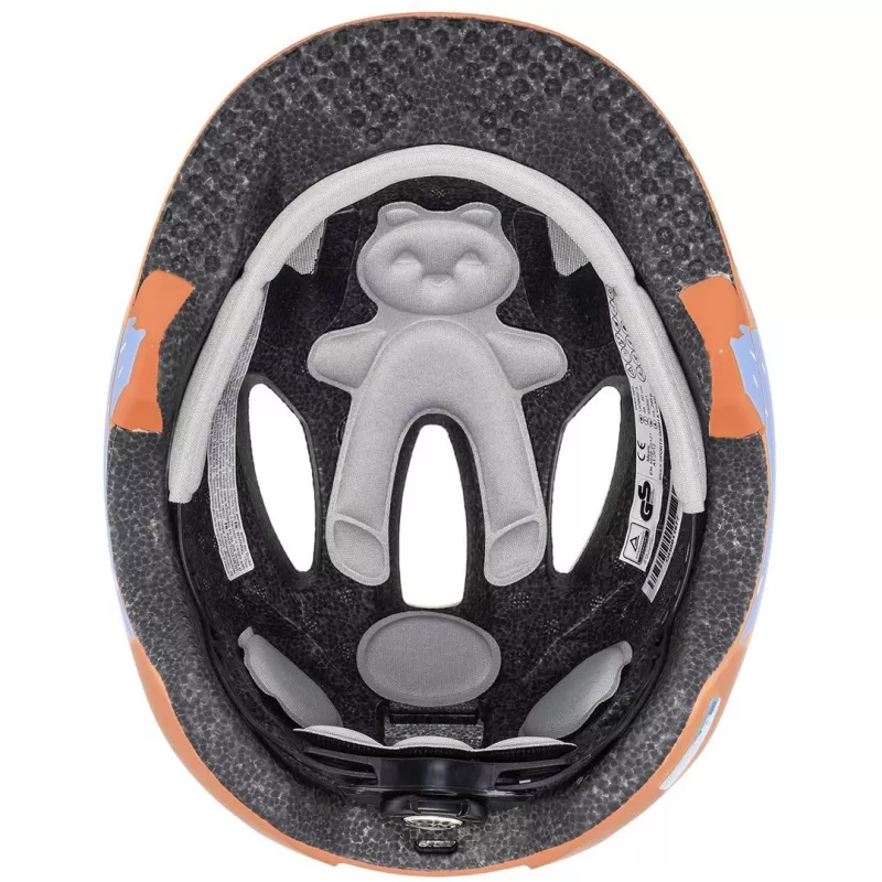 Kask rowerowy dla dzieci UVEX Oyo Style – rozmiar 50–54 cm, kolor Monster Papaya (matowy)