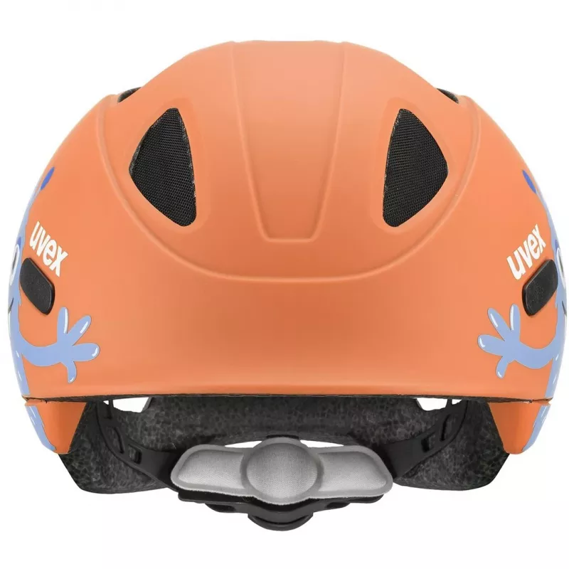 Kask rowerowy dla dzieci UVEX Oyo Style – rozmiar 50–54 cm, kolor Monster Papaya (matowy)