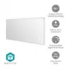 Nedis SmartLife HTIP700WTW panel grzewczy na podczerwień, 700 W, biały