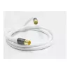Kabel antenowy SmartFLEX, wtyk i gniazdo IEC/koncentryczne, pozłacane, poczwórnie ekranowany, skuteczność ekranowania 120 dB, biały, 1,5 m, Good Connections® (GC-M2042)