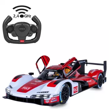 Jamara Porsche 963 LMDH 1:14 Czerwony 2,4 GHz z napędem ręcznym (402261)