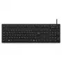 MediaRange kabelgeb. Klawiatura higieniczna, QWERTZ, IP68, 1,5 m, czarna