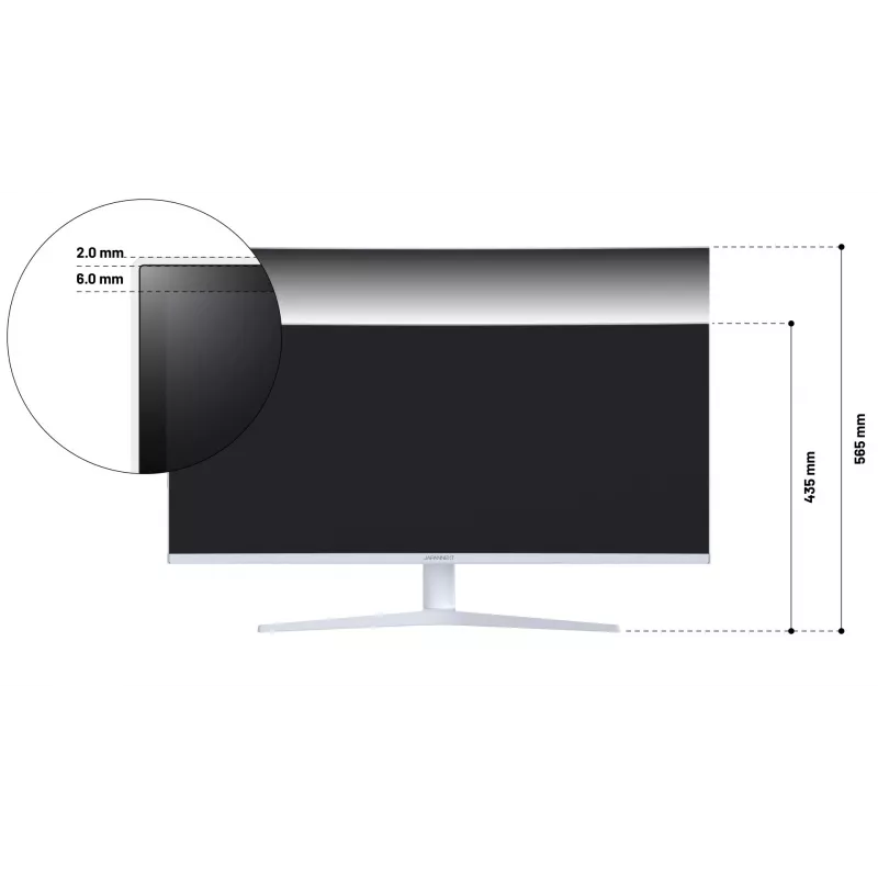 JAPANNEXT JN-IPS340UWQHD60C-C65W-HS-W zakrzywiony UWQHD