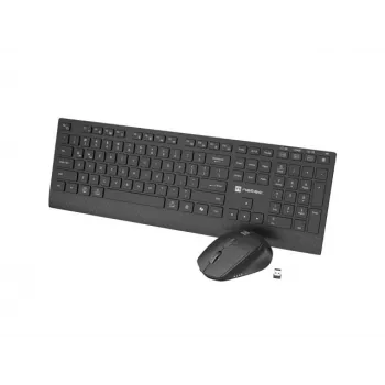 Zestaw 2w1 Natec Stingray 2 klawiatura+mysz US bezprzewodowa kółko z funkcją przechyłu