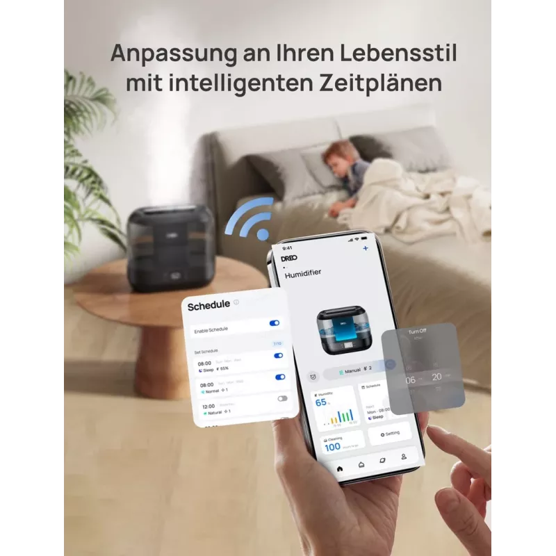 Dreo - Nawilżacz 420S 4L, 36h, 420 - Smart