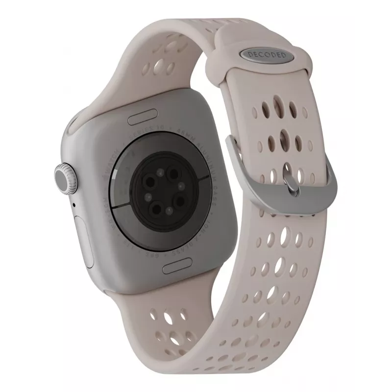 Decoded Silicone Ares O Band - silikonowy pasek do Apple Watch 40/42 mm (glina)