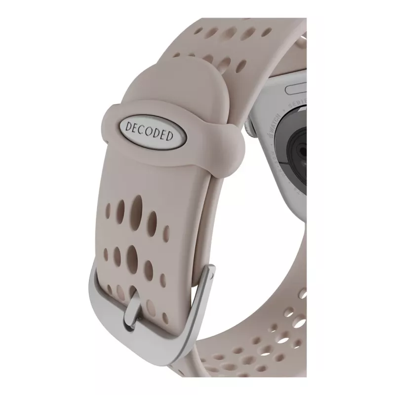 Decoded Silicone Ares O Band - silikonowy pasek do Apple Watch 40/42 mm (glina)