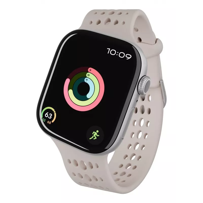 Decoded Silicone Ares O Band - silikonowy pasek do Apple Watch 40/42 mm (glina)
