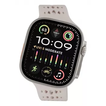 Decoded Silicone Ares O Band - pasek silikonowy do Apple Watch 44/46/49 mm (clay)