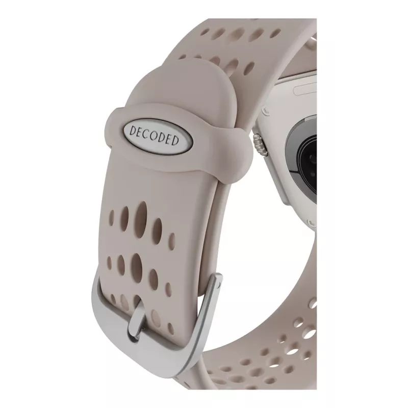 Decoded Silicone Ares O Band - pasek silikonowy do Apple Watch 44/46/49 mm (clay)