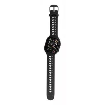 Pasek silikonowy Decoded Silicone Ares O — pasek silikonowy do Apple Watch 44/46/49 mm (czarny)