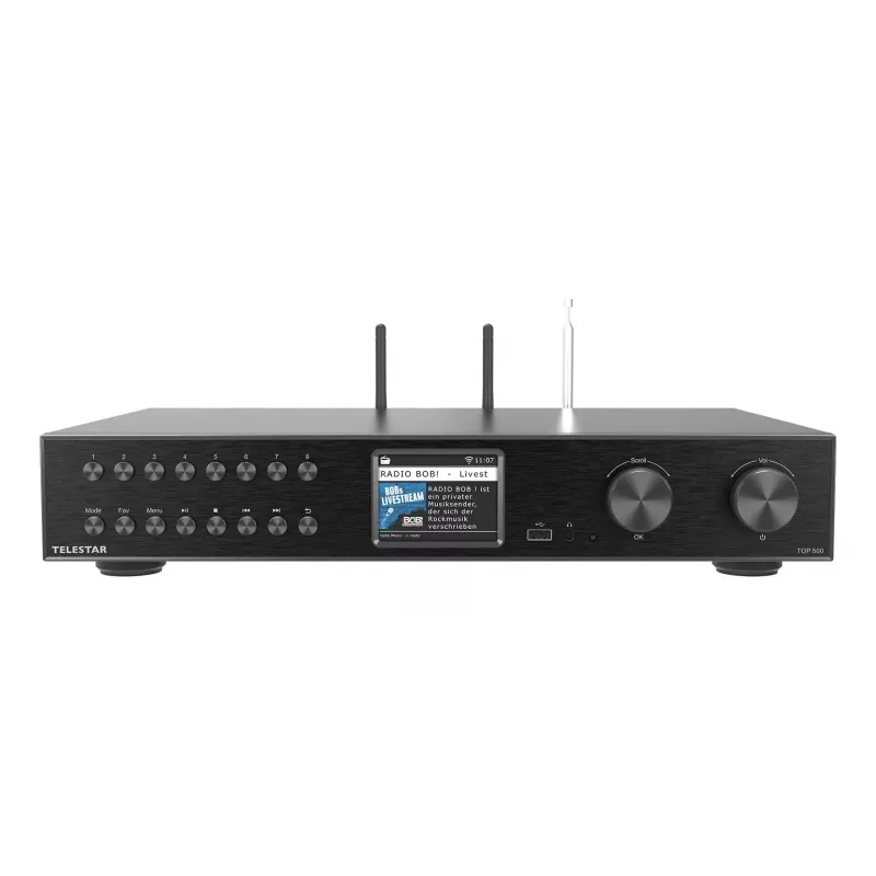 Telestar TOP 500 Czarny Multifunktionsradios HiFi-Baustein (5700500)