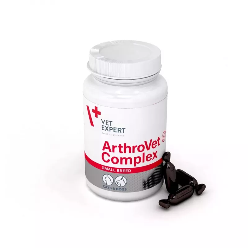 VETEXPERT ArthroVet Collagen Small breed - suplementy dla psów i kotów - 60 tabletek