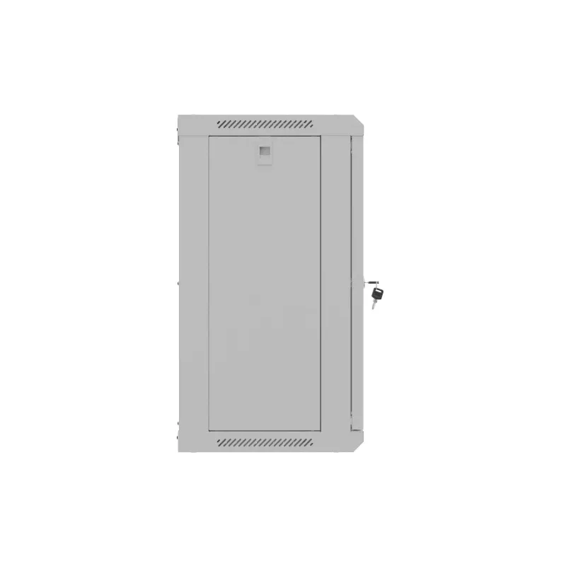 Szafa rack wisząca 19 cali 12U 540x350 szara drzwi szklane (płaska paczka)