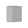 Szafa rack wisząca 19 cali 12U 540x350 szara drzwi szklane (płaska paczka)