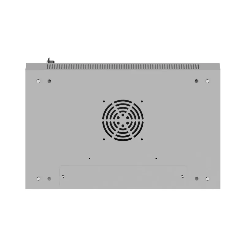 Szafa rack wisząca 19 cali 12U 540x350 szara drzwi szklane (płaska paczka)