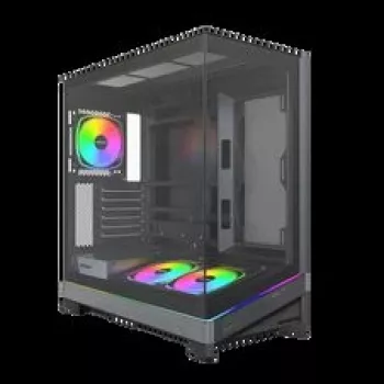 Montech Sky 3 obudowa PC, Midi-Tower, ATX, ARGB, szkło hartowane – czarna