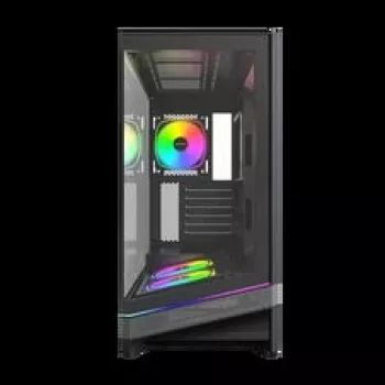 Montech Sky 3 obudowa PC, Midi-Tower, ATX, ARGB, szkło hartowane – czarna