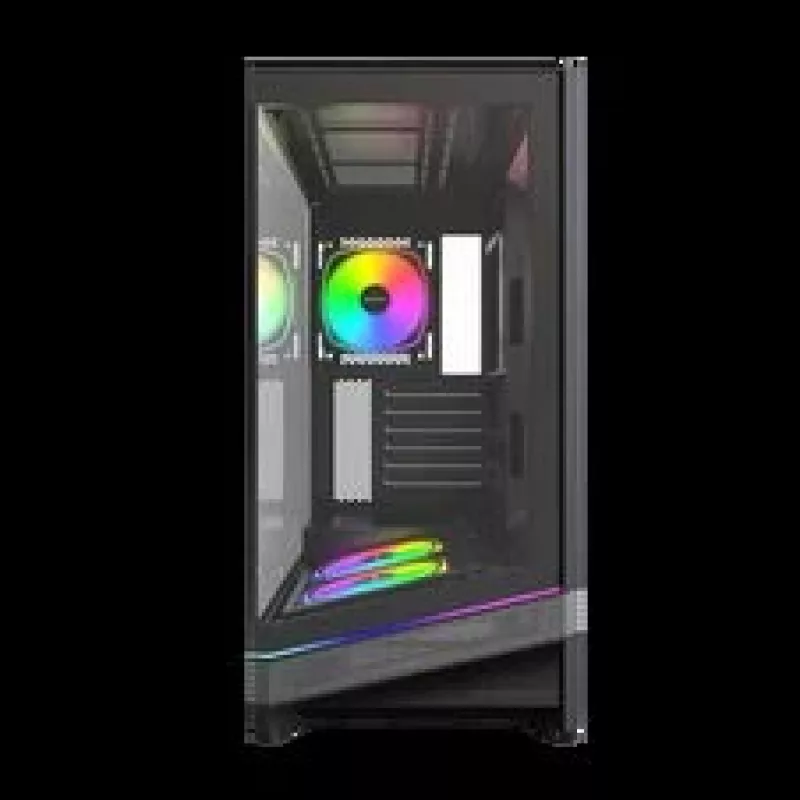 Montech Sky 3 obudowa PC, Midi-Tower, ATX, ARGB, szkło hartowane – czarna