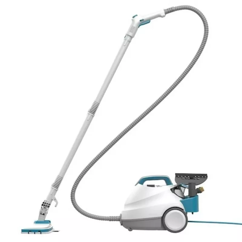 Black & Decker BHSMP2314-QS myjka parowa Cylindryczna myjka parowa 1,2 L 2300 W Niebieski, Biały