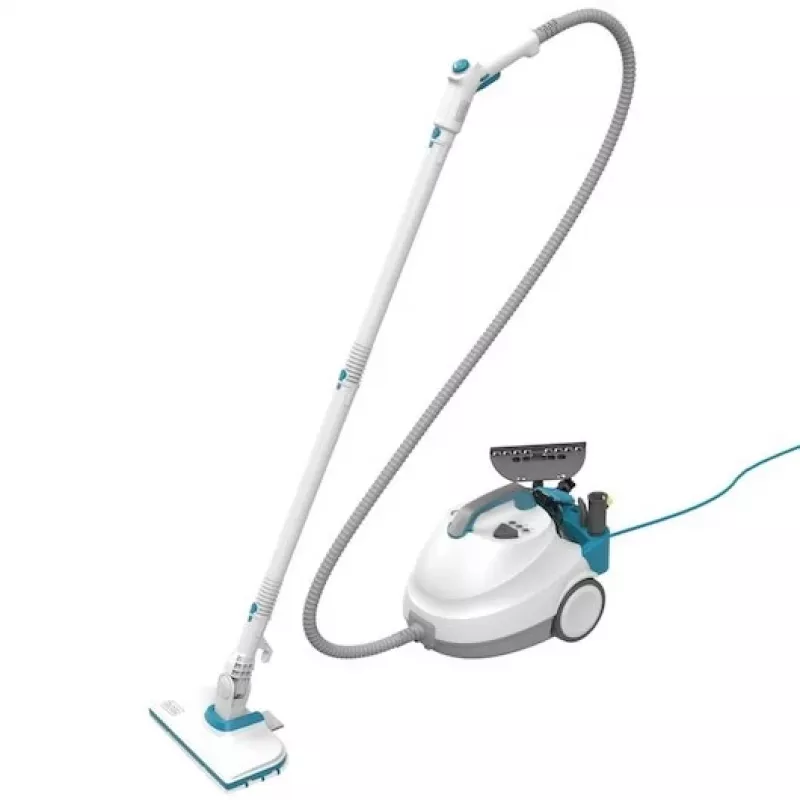 Black & Decker BHSMP2314-QS myjka parowa Cylindryczna myjka parowa 1,2 L 2300 W Niebieski, Biały