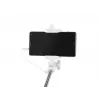 Selfie stick Monopod przewodowy biały