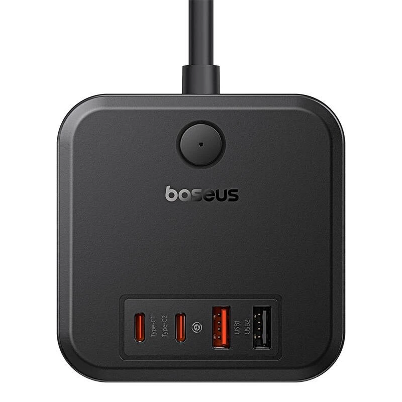 Baseus PowerCombo Uniwersalna listwa zasilająca Wewnętrzna Czarna