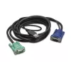Kabel APC do klawiatury / wideo / myszy (KVM) - USB, HD-15 (VGA)
