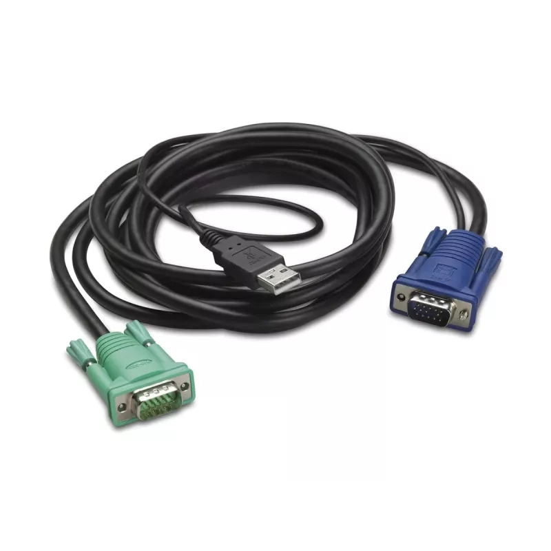 Kabel APC do klawiatury / wideo / myszy (KVM) - USB, HD-15 (VGA)
