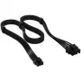 Corsair premium w oplocie 6+2-Pin-kabel PCIe, do zasilacza Type-5 - czarny