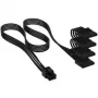 Corsair kabel, Type 4, złącze zasilania SATA, 405 mm, 520 mm, 635 mm, 750 mm, indywidualnie osłonięty – czarny