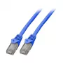 Kabel krosowy EFB RJ45 kat.5e U/UTP LSZH CCA AWG24/7 niebieski 2m