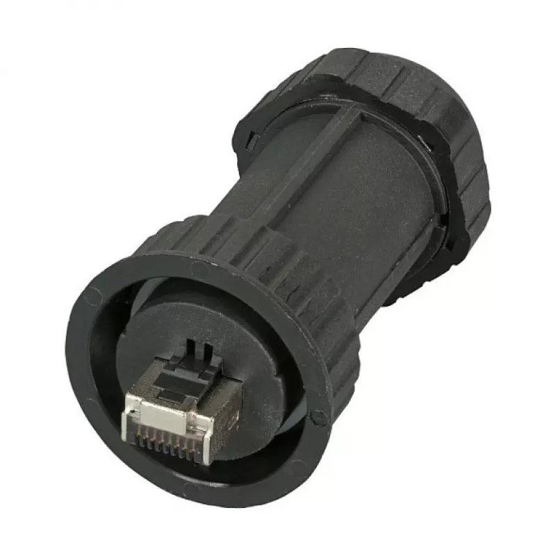 EFB Elektronik IP68FST6AB - Kabelverschraubung für RJ45 feldkonf. Stecker, 6,5 - 9,0mm