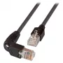 EFB Kabel krosowy RJ45 Kat.5e S/UTP PVC TM11 1x90 czarny 0,25m