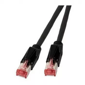 EFB RJ45 Patch kabel Cat.6A S/FTP LSZH Draka UC900 TM21 czarny 0,25m
