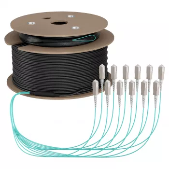 EFB Trunk kabel U-DQ(ZN)BH OM3 12G (1x12) SC-SC 190m Dca LSZH