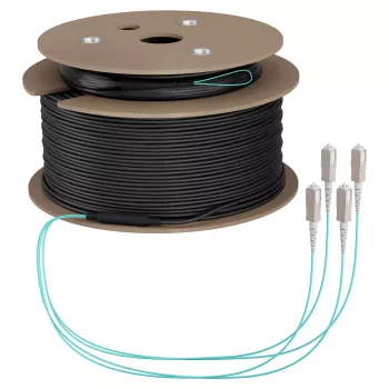 EFB Trunk kabel U-DQ(ZN)BH OM3 4G (1x4) SC-SC 60m Dca LSZH