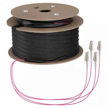 EFB Trunk kabel U-DQ(ZN)BH OM4 4G (1x4) LC-LC 100m Dca LSZH