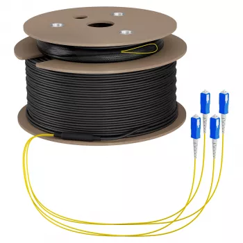 EFB Trunk kabel U-DQ(ZN)BH OS2 4E (1x4) SC-SC 180m Dca LSZH G657A1