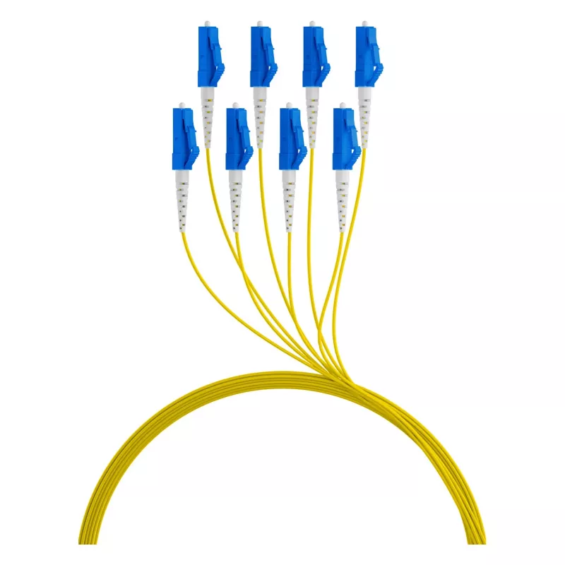 EFB Trunk kabel U-DQ(ZN)BH OS2 8E (1x8) LC-LC 90m Dca LSZH G657A1