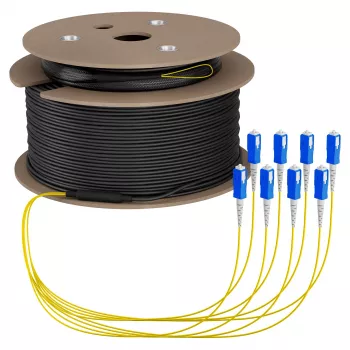 EFB Trunk kabel U-DQ(ZN)BH OS2 8E (1x8) SC-SC 60m Dca LSZH G657A1