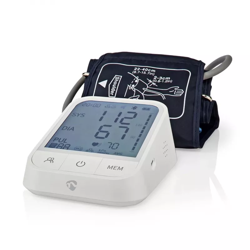 ciśnieniomierz Nedis SmartLife BTHBP10WT LCD 22-42cm