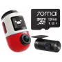 Kamera samochodowa 70mai X800 Omni 4K/GPS/WiFi Dual czerwony + Karta SD 70mai 128GB