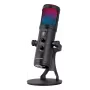 Mikrofon streamingowy Deltaco Gaming RGB czarny