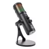 Mikrofon streamingowy Deltaco Gaming RGB czarny