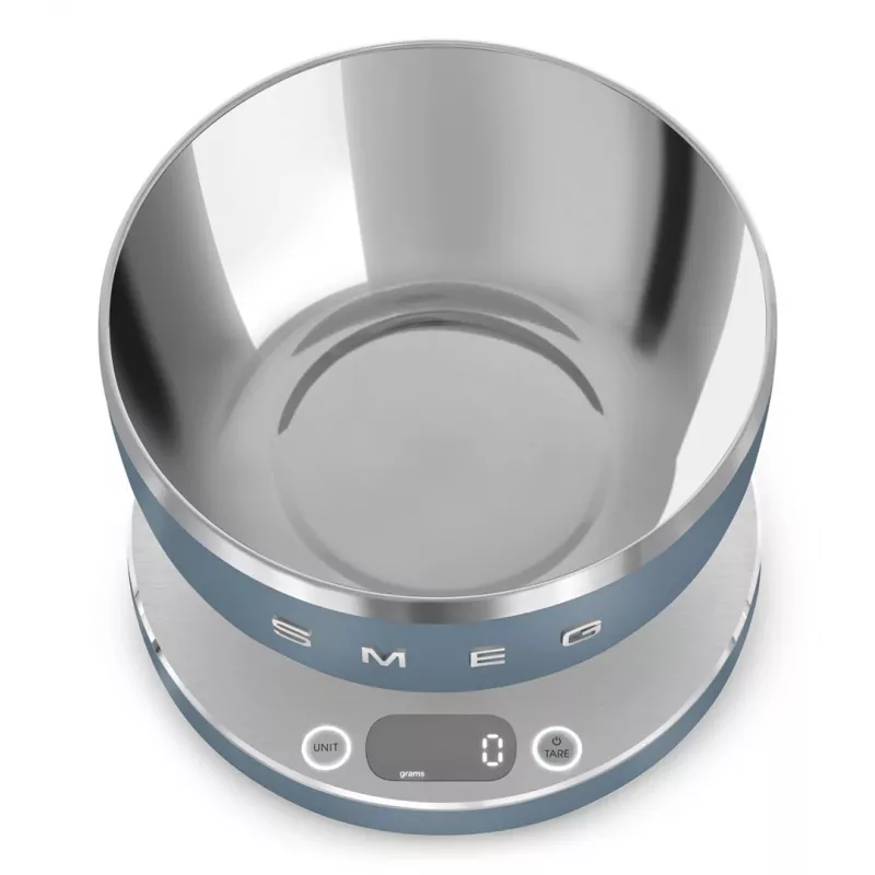 Smeg Waga kuchenna cyfrowa KSC01SBMWW, maks. 5kg, Storm niebieski