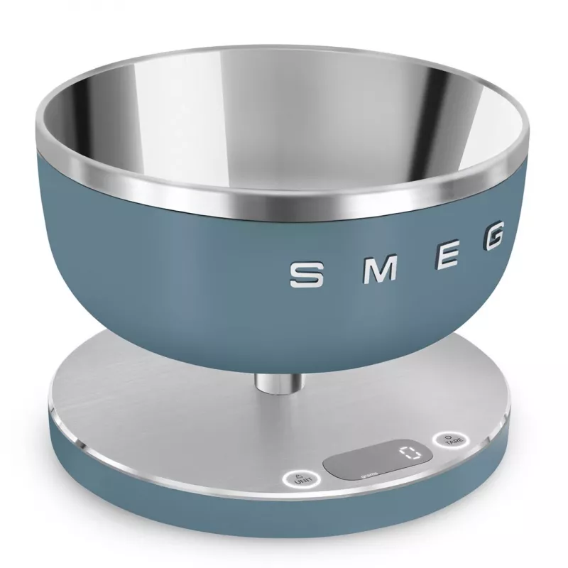 Smeg Waga kuchenna cyfrowa KSC01SBMWW, maks. 5kg, Storm niebieski