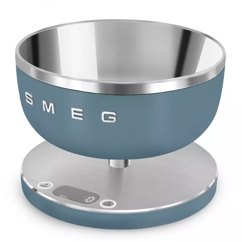 Smeg Waga kuchenna cyfrowa KSC01SBMWW, maks. 5kg, Storm niebieski